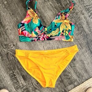 Tropical Floral Bikini Set